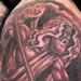 Tattoos - older male angel tattoo - 56037